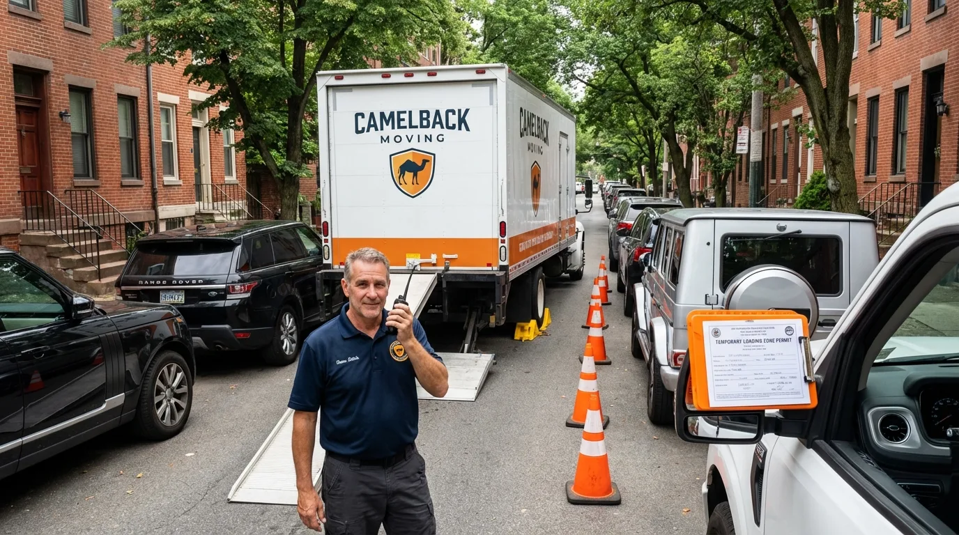 City street loading permit setup in Newport News, VA