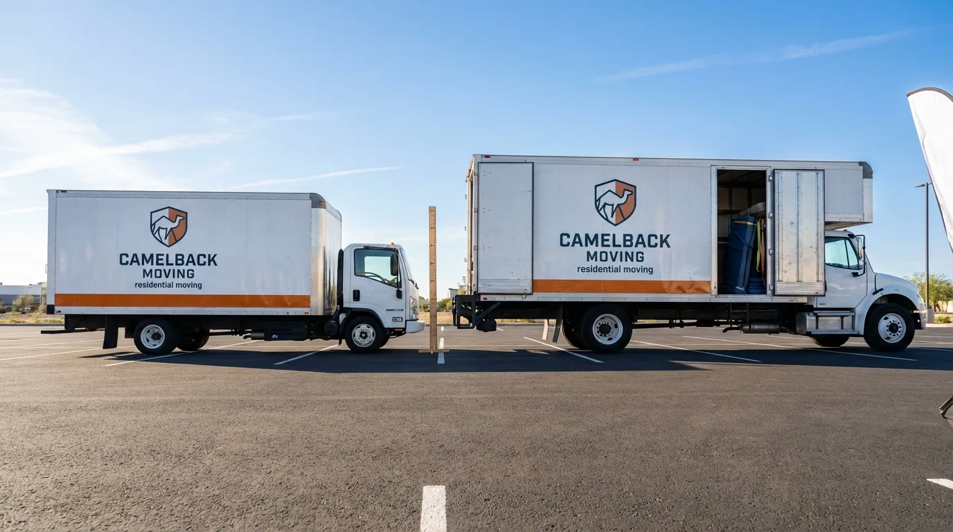 Moving truck size capacity guide in Newport News